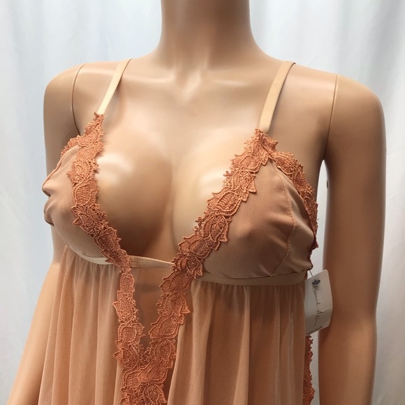 French Affair Tuscany Babydoll Nightie & Panty Set - Picture 3 of 10